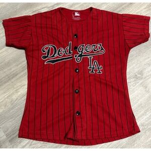 Red LA Dodgers top‎ CH/Small